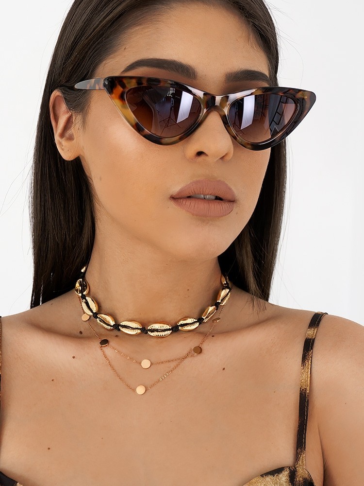 ANNAKEY ZOE LEOPARD SUNGLASSES