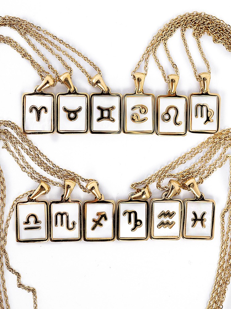 ZODIAC SQUARE NECKLACE