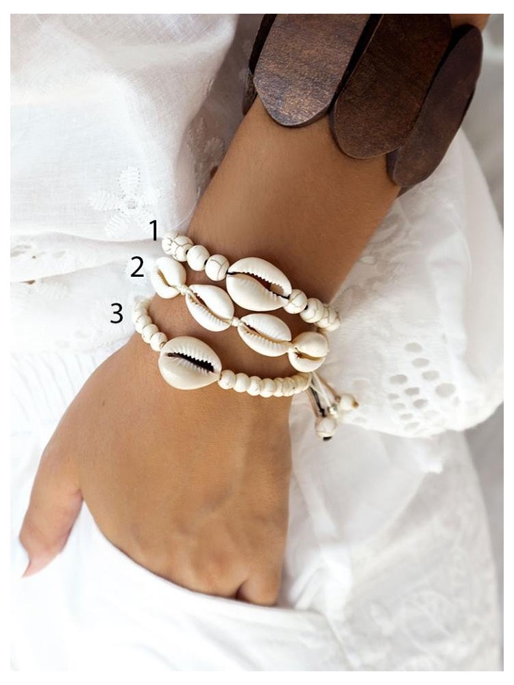 Seashell hot sale bracelet designs