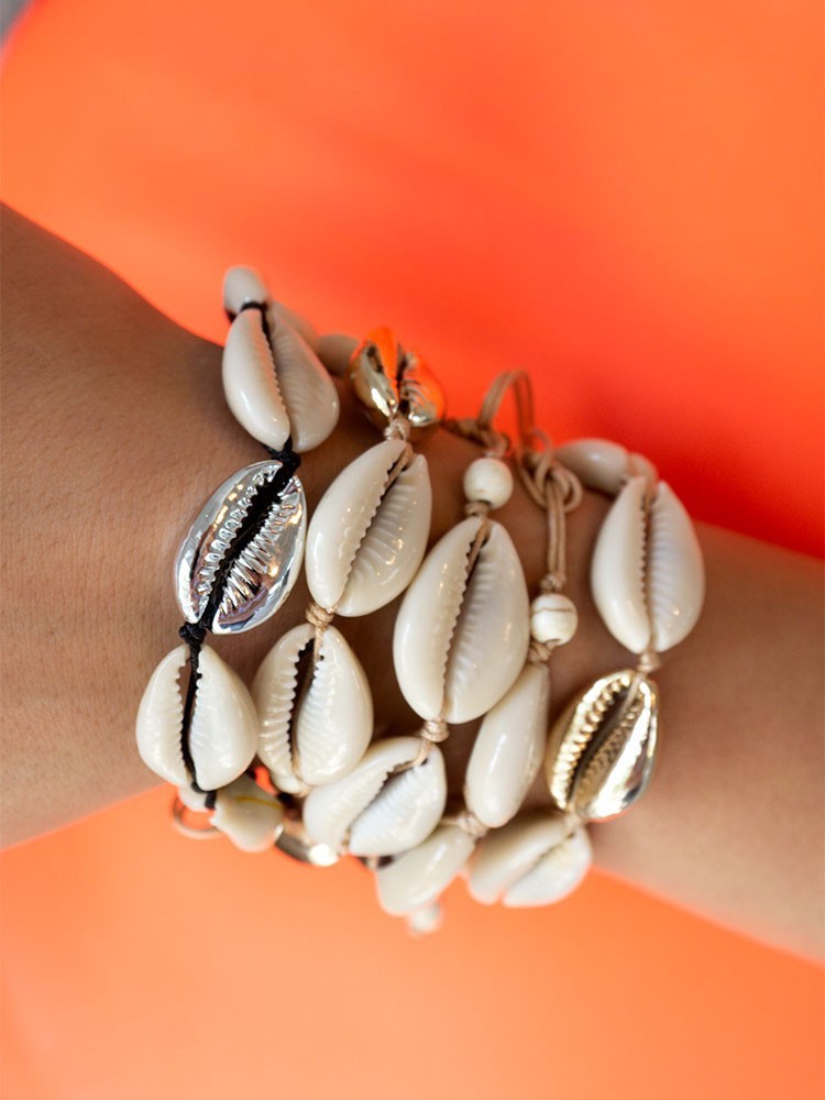 SHINE SEASHELL HANDMADE BRACELETS (2 DESIGN)