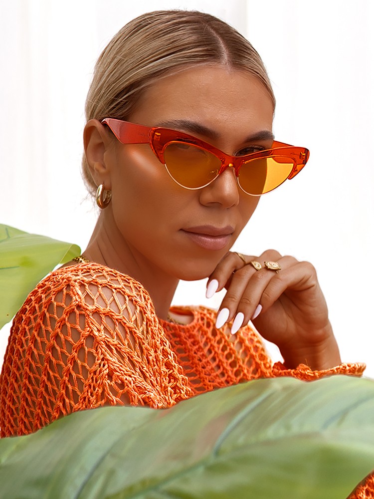  ANNAKEY ENVIOUS ORANGE SUNGLASSES 2025