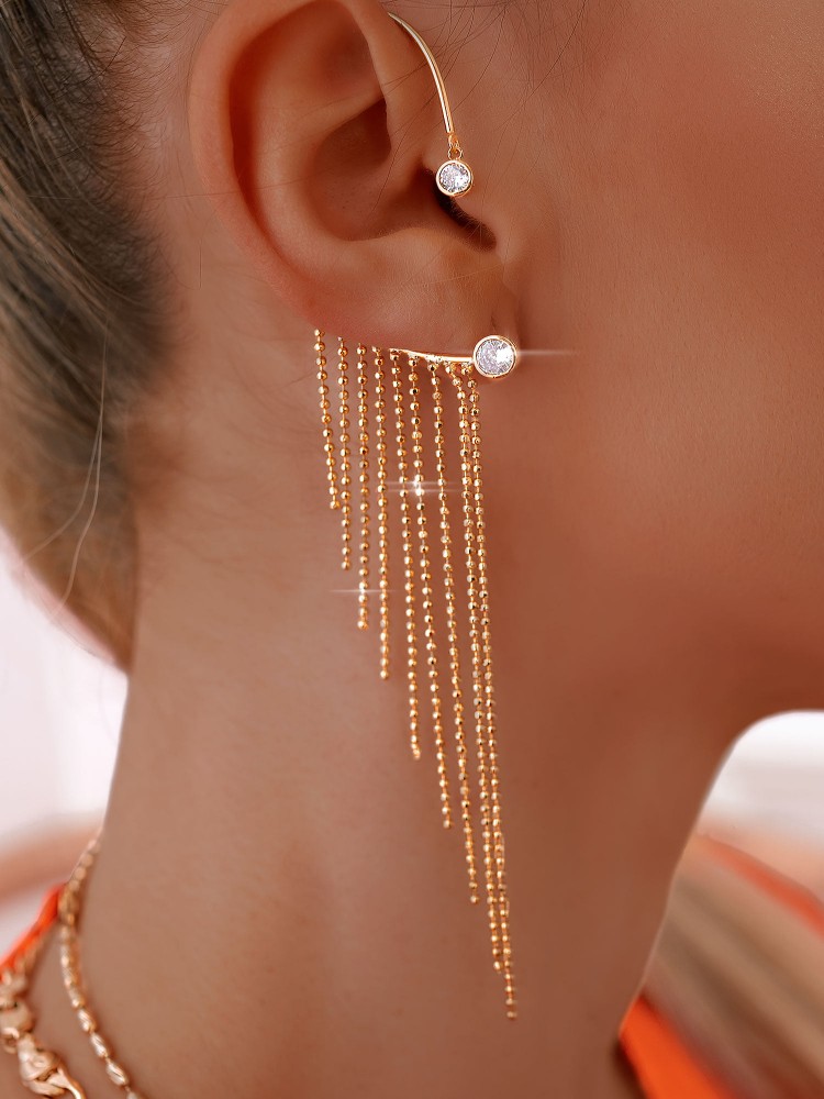 LUNA GOLD RAIN EARCUFF
