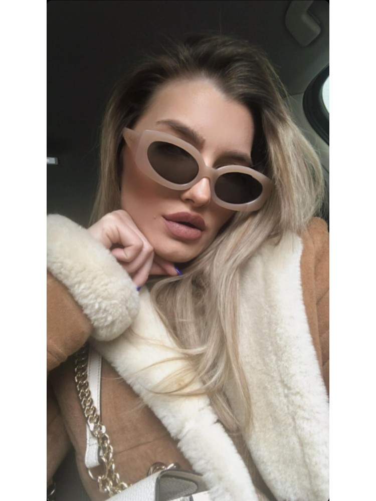 ANNAKEY ENZA NUDE SUNGLASSES