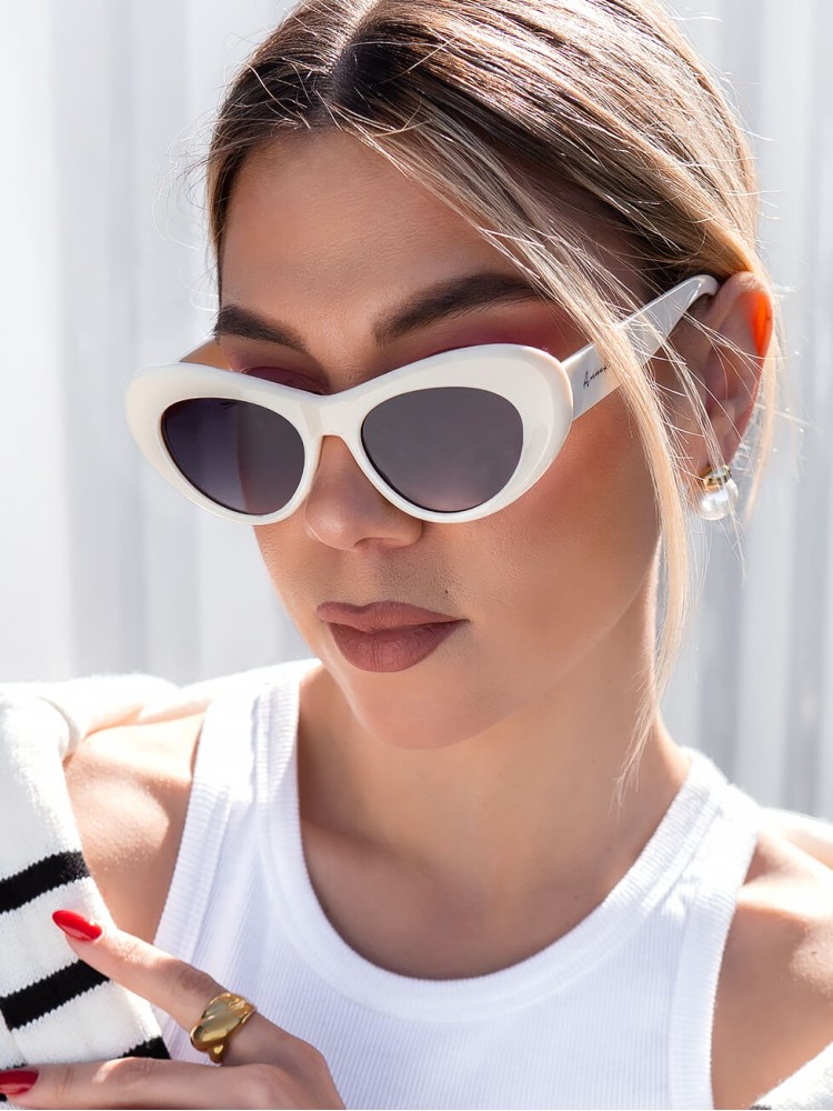 ANNAKEY CHLOE CREAM SUNGLASSES