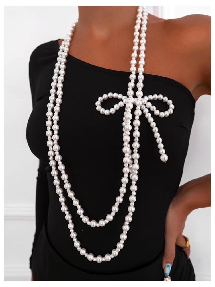 LONG PEARL NECKLACE - AUDREY