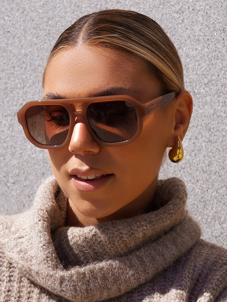 ANNAKEY BLAKE MOCHA SUNGLASSES