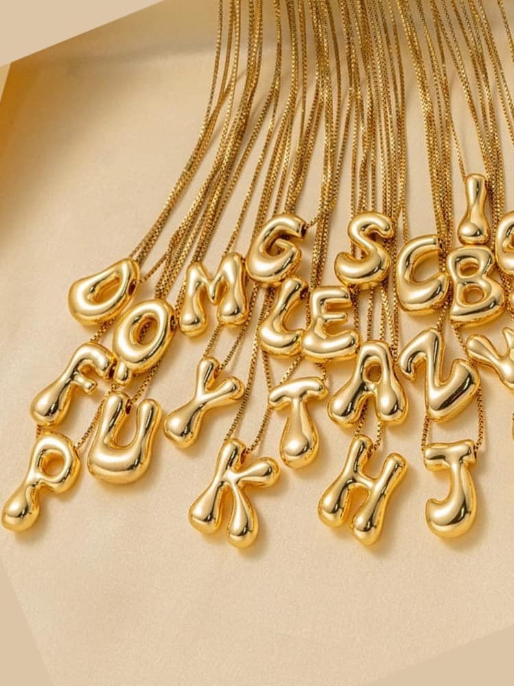 GOLD MONOGRAM - BALLOON