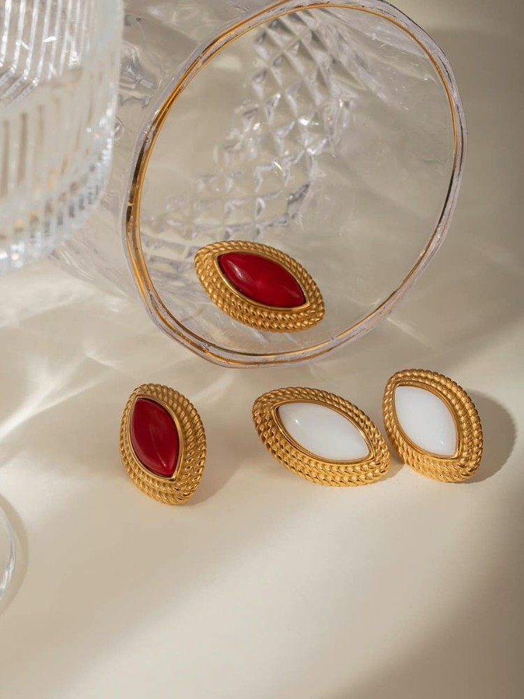 OVAL EARRINGS - BLAS