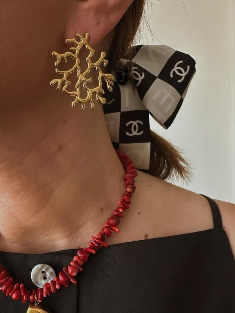EARINGS  -CORALIE