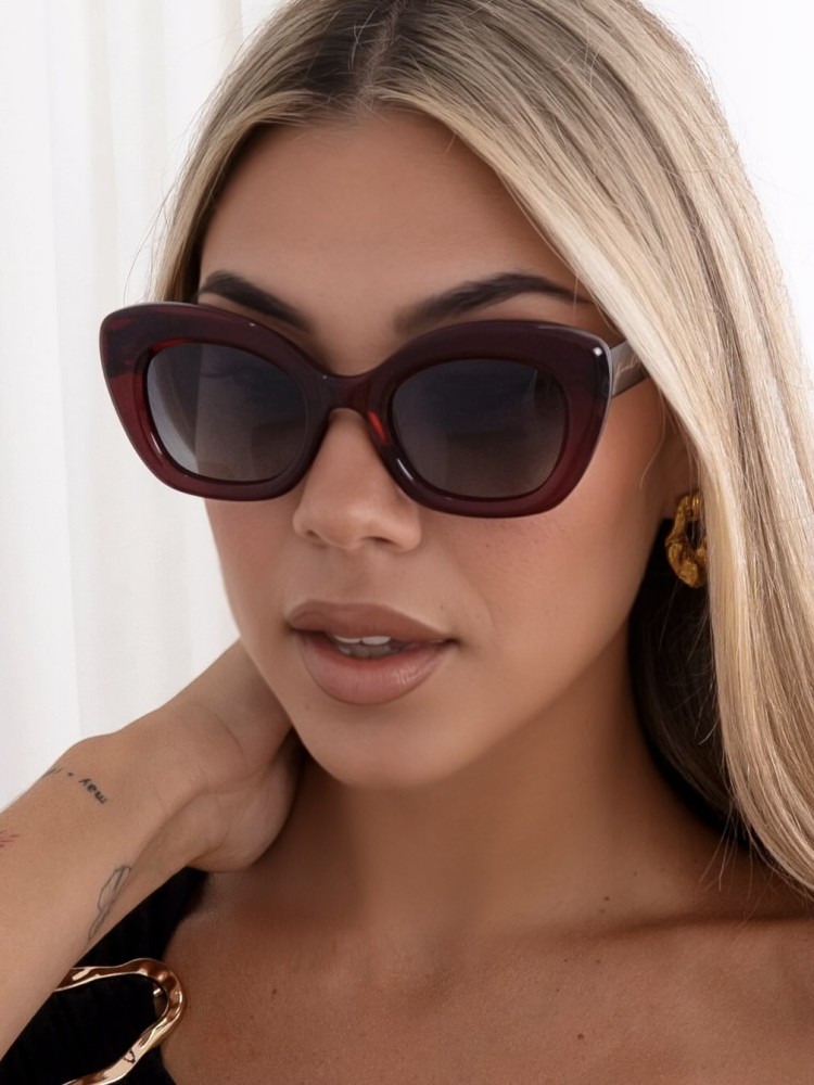 ANNAKEY MEGAN WINE SUNGLASSES