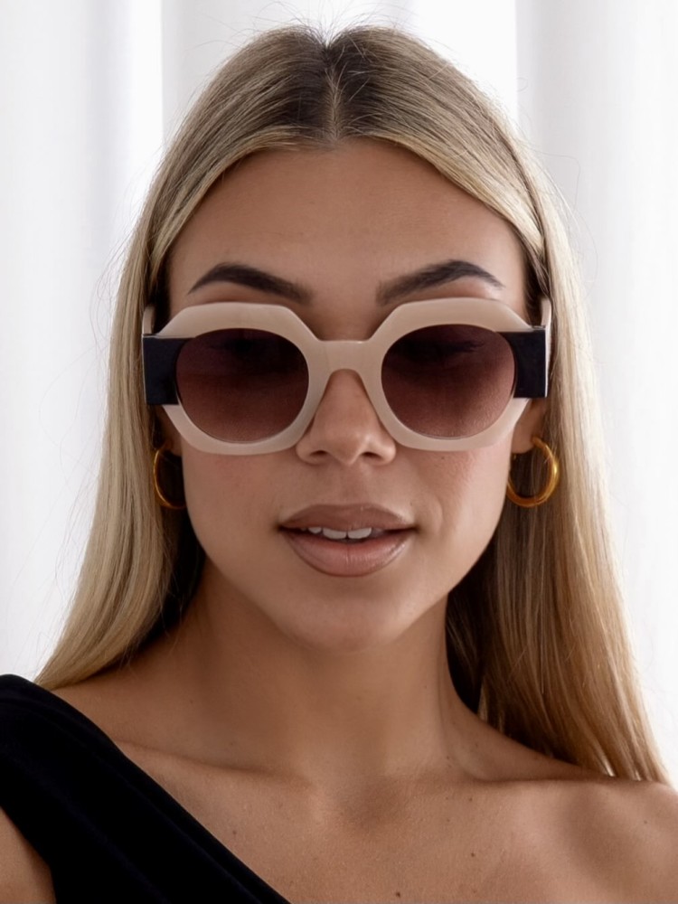ANNAKEY SUSAN CREAM SUNGLASSES