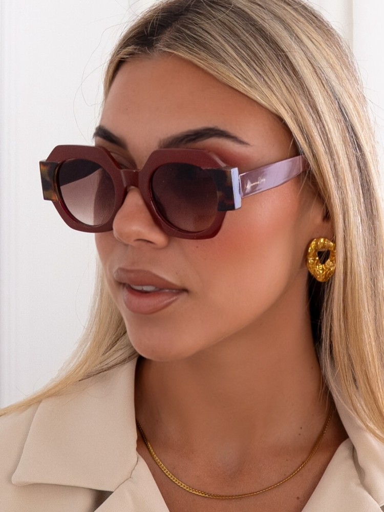 ANNAKEY SUSAN WINE SUNGLASSES