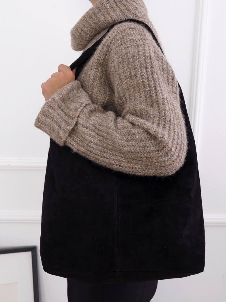 ΤΣΑΝΤΑ - FINESE SOFT SUEDE BAG φωτογραφία