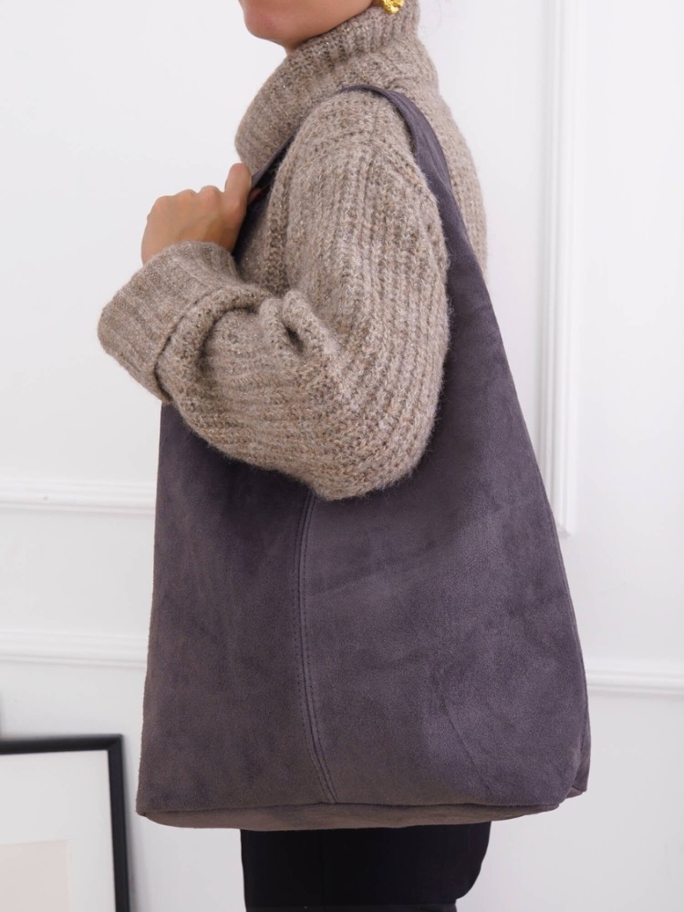 ΤΣΑΝΤΑ - FINESE SOFT SUEDE BAG φωτογραφία