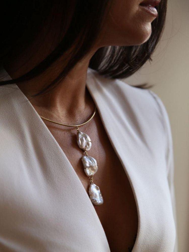 CHOCKER WITH PEARLS - CLEO