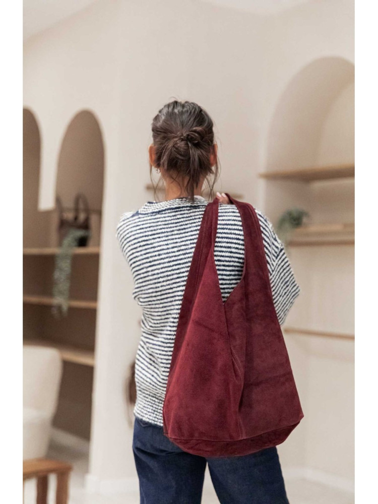 ΤΣΑΝΤΑ - FINESE SOFT SUEDE BAG φωτογραφία
