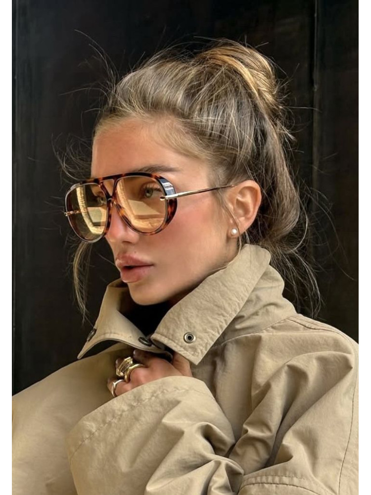 ANNAKEY LEOPARD YELLOW LENS...