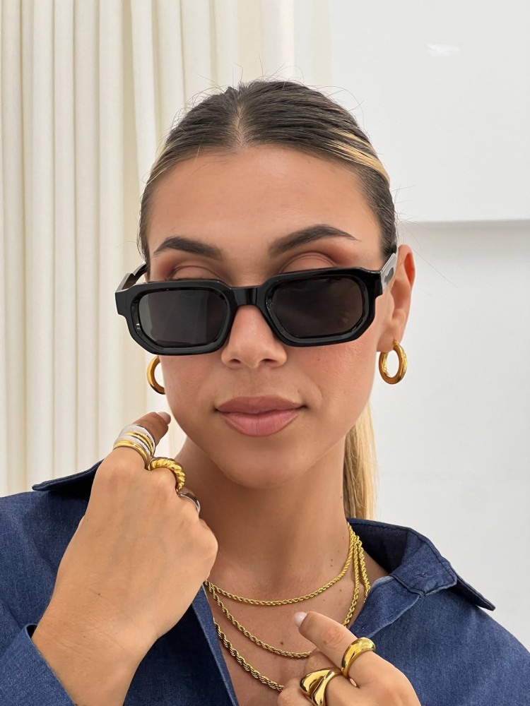 ANNAKEY SWISS BLACK SUNGLASSES